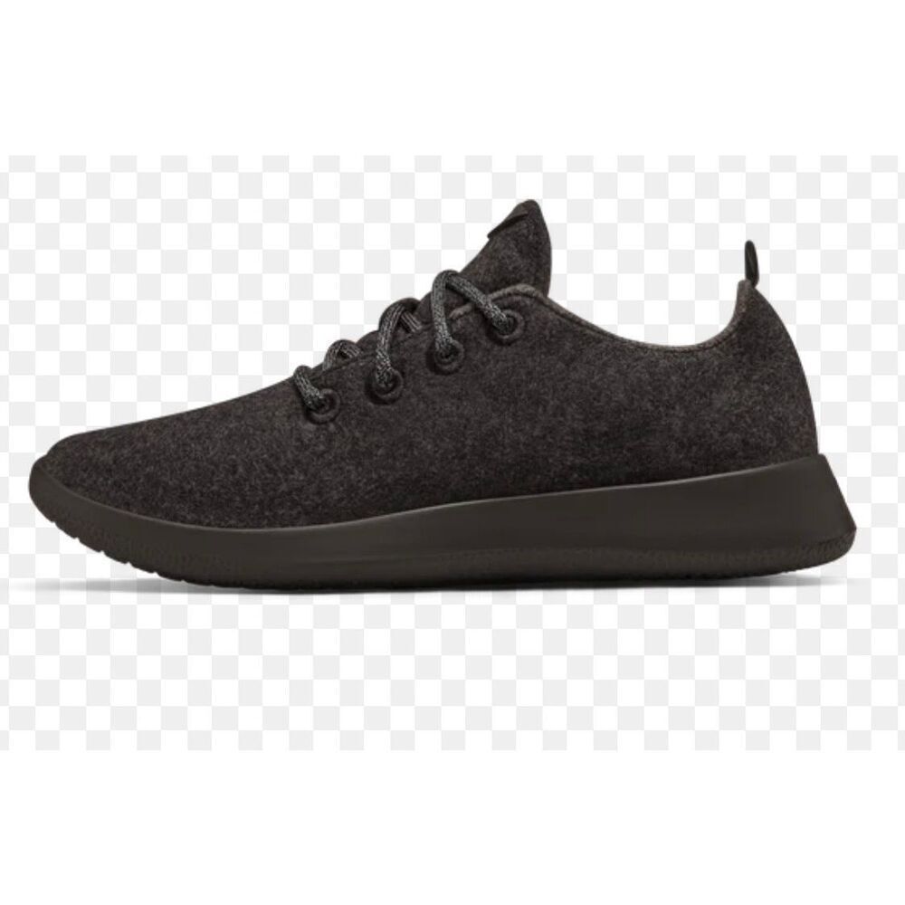 AllBirds black on black classic wool running sneaker size 9 - Picture 2 of 14